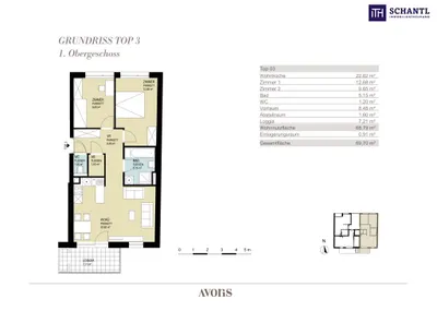 3-Zimmer-Wohnung mieten in Graz – 70,43 m², € 1.164 – Bild 18 von 21