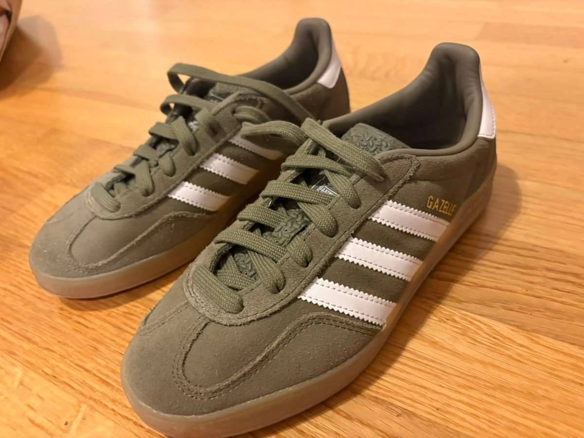 adidas gazelle silver green womens Gazelle main image 1