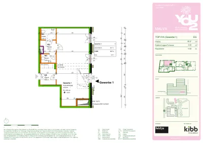 Gewerbeimmobilie mieten in Wien – 66 m², € 731 – Bild 2 von 3