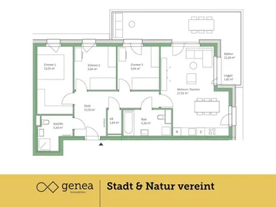 4-Zimmer-Wohnung kaufen in Graz – 86,77 m², € 419.000 – Bild 2 von 23