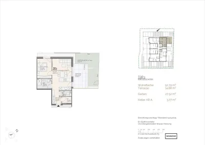 2-Zimmer-Wohnung kaufen in Ried im Innkreis – 52,79 m², € 240.000 – Bild 4 von 6