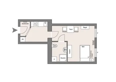 1-Zimmer-Wohnung mieten in Wien – 31 m², € 800 – Bild 9 von 9