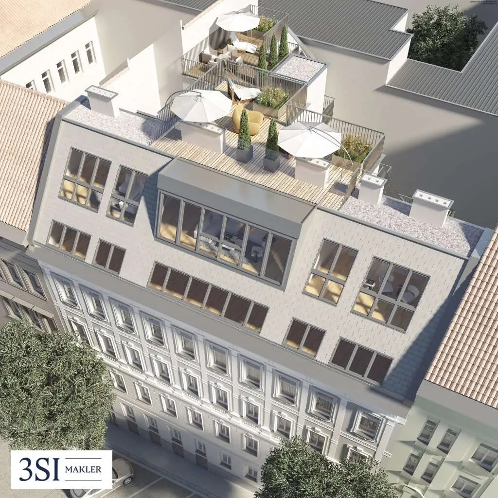 Baubewilligter Rohdachboden in ausgezeichneter Mikrolage - in Top-Lage direkt beim Meiselmarkt + U3 Johnstraße - Ansicht 3