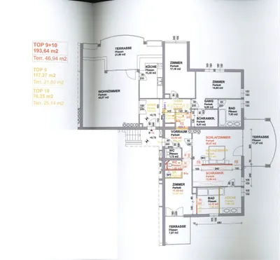 5-Zimmer-Wohnung mieten in Wien – 193,64 m², € 3.000 – Bild 22 von 22