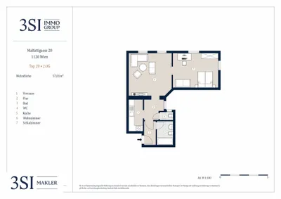 2-Zimmer-Wohnung kaufen in Wien – 57,01 m², € 369.000 – Bild 19 von 19