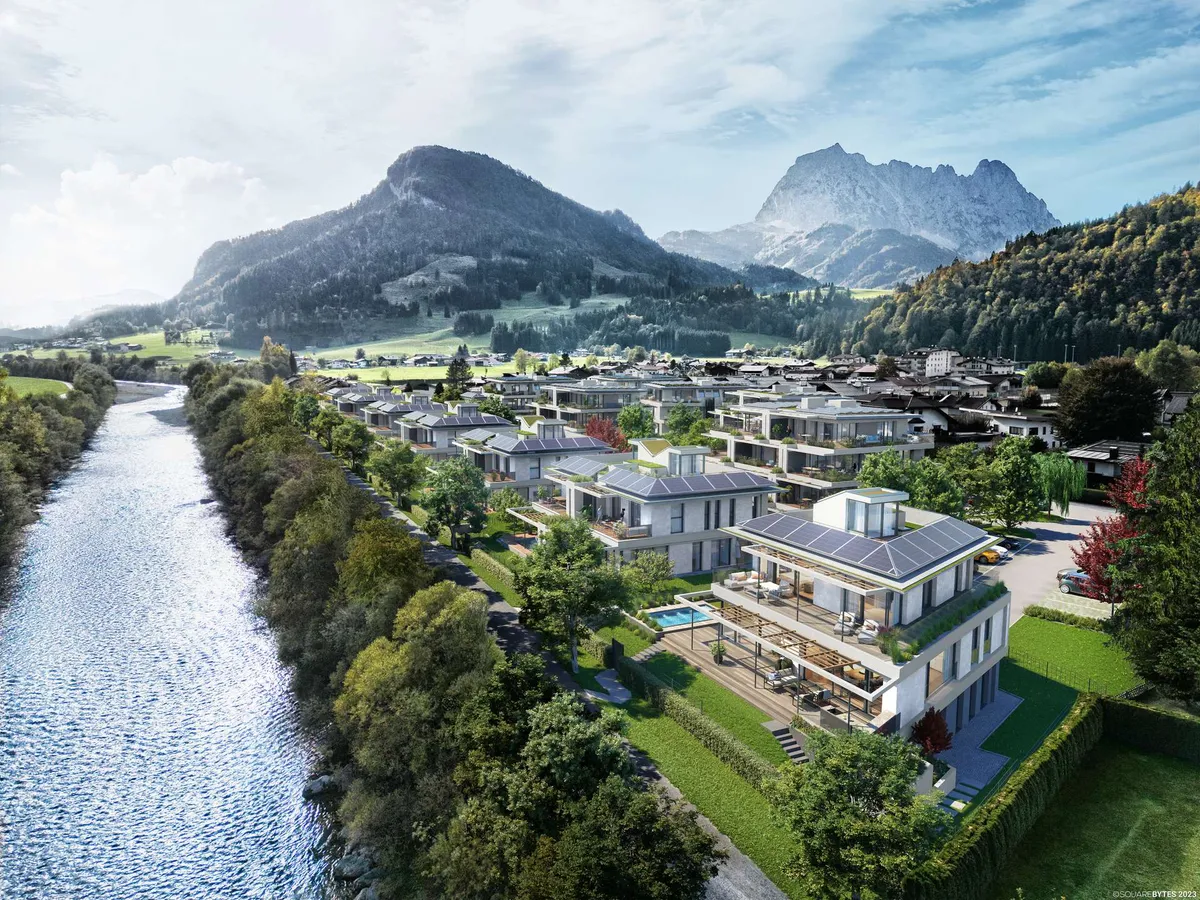 Alpin leben *Neubau* XL-Terrasse in Kirchdorf bei Kitzbühel – pohled 3