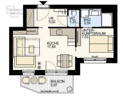 2-Zimmer-Wohnung kaufen in Wien – 34,83 m², € 290.100 – Bild 13 von 13