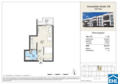 1-Zimmer-Wohnung kaufen in Wien – 44,55 m², € 299.000 – Bild 6 von 6