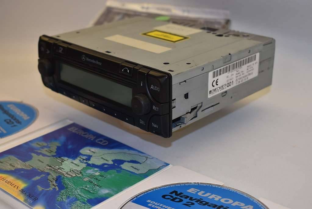 Original Mercedes - Becker 4715 / 4716 CD + Navigations - Radio RDS inkl. Code , Beschreibung und Navigationssoftware