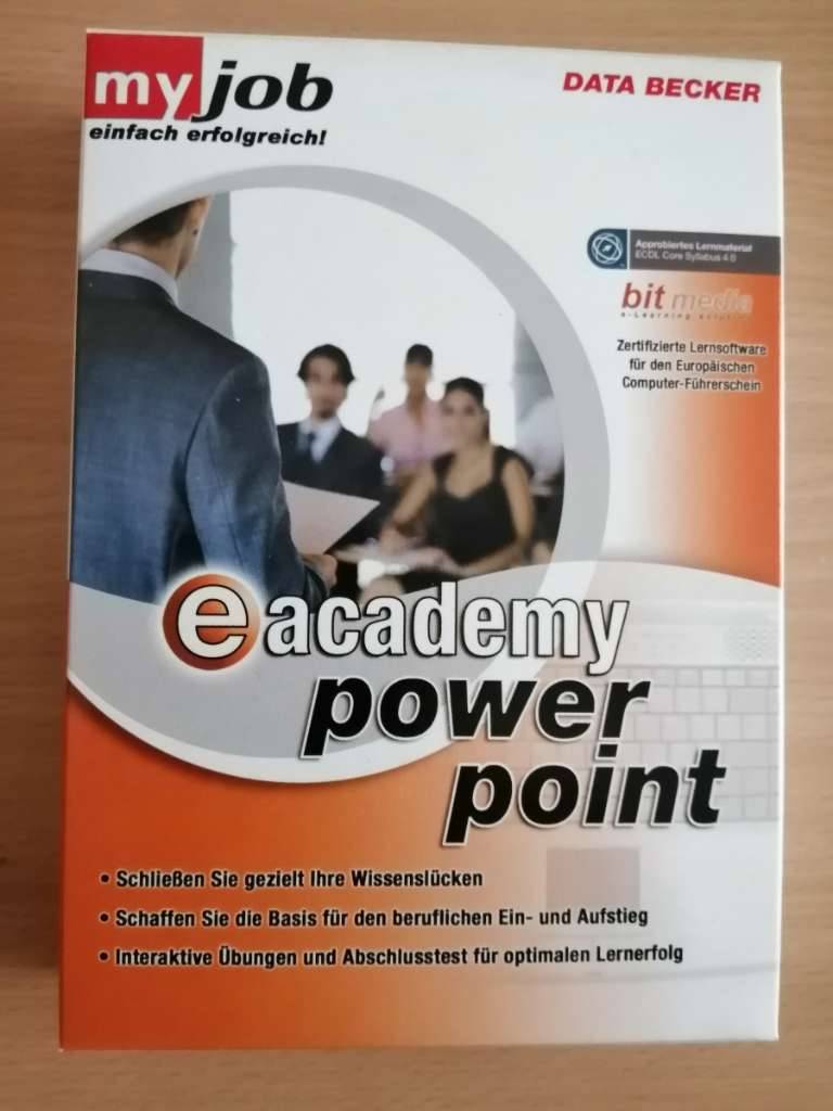 DATA BECKER E-Academy - Power Point - my job - einfach erfolgreich - Software