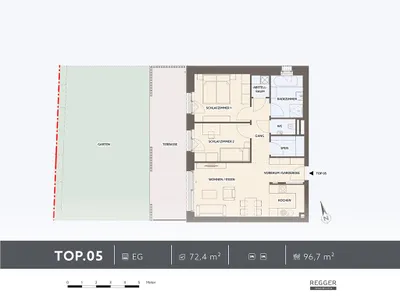 3-Zimmer-Wohnung kaufen in Villach – 72,4 m², € 449.000 – Bild 5 von 5