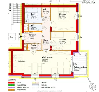 3-Zimmer-Wohnung kaufen in Sankt Pölten Land – 77,33 m², € 276.105 – Bild 9 von 9