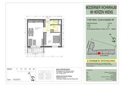 2-Zimmer-Wohnung mieten in Wien – 49,31 m², € 898 – Bild 16 von 19