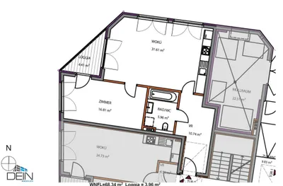 2-Zimmer-Wohnung kaufen in Wien – 64,38 m², € 324.615 – Bild 12 von 12
