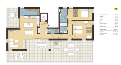 4-Zimmer-Wohnung kaufen in Dornbirn – 126 m², € 1.323.000 – Bild 7 von 7