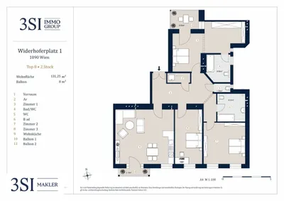 4-Zimmer-Wohnung kaufen in Wien – 134,23 m², € 1.490.000 – Bild 19 von 19