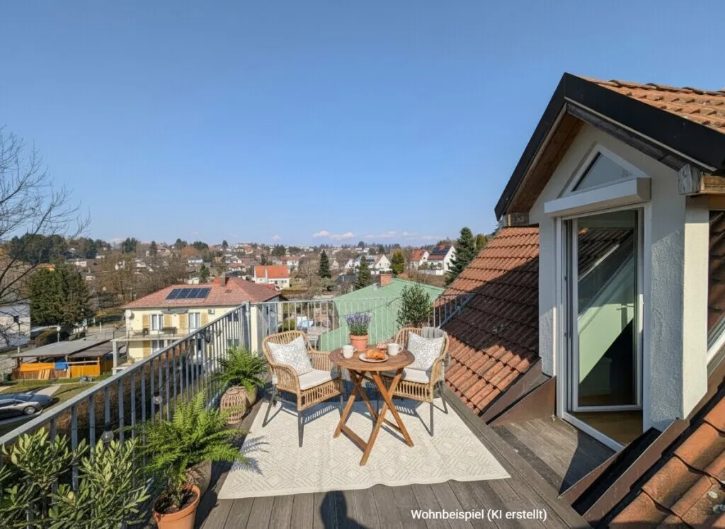 "Ready-to-live" in Graz St. Peter: Exklusives 181 m² Penthouse mit All-inclusive-Service & Möblierung! - Ansicht 3