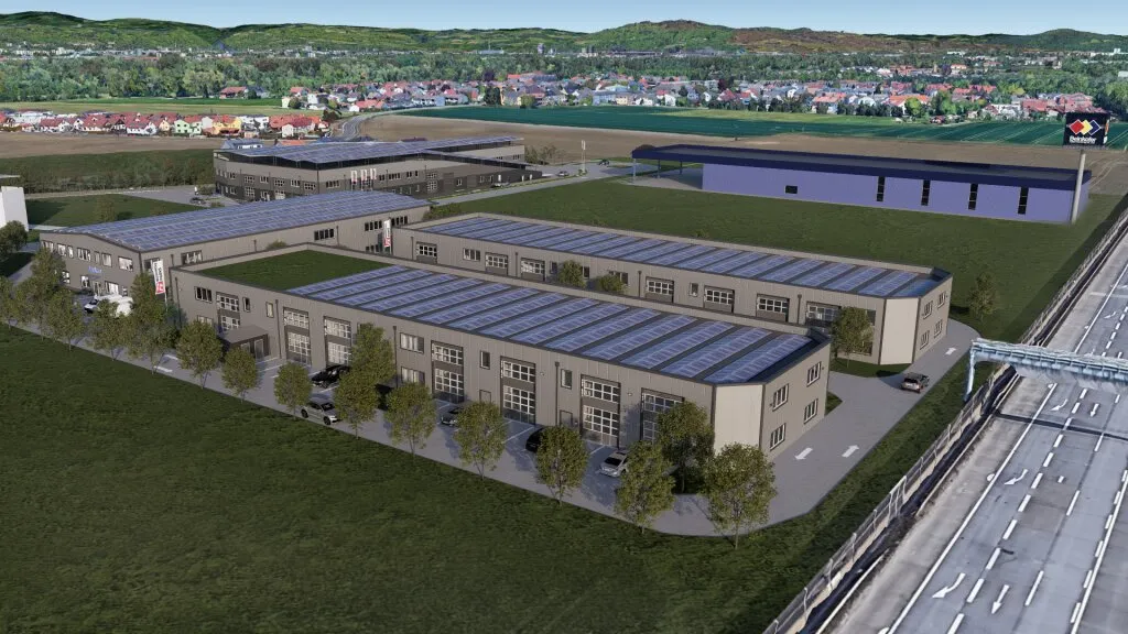 Vermietete Betriebs-/Produktions- oder Lagerhallen im Grünwallpark Ansfelden zu verkaufen - Ansicht 2