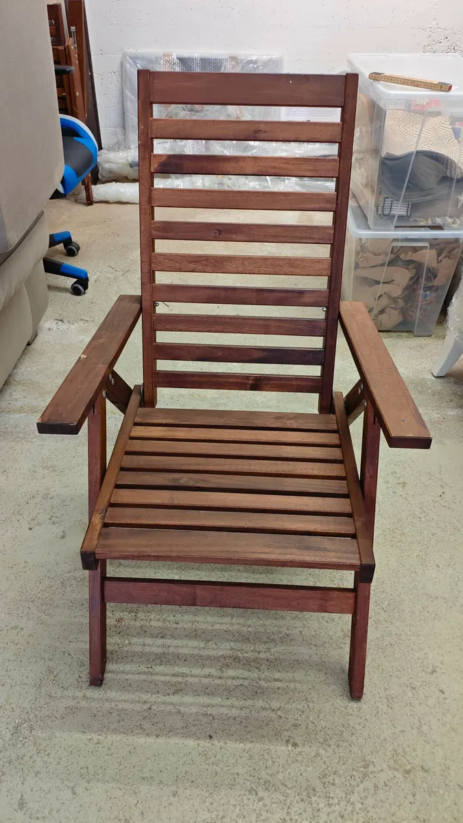 IKEA Hochlehner Gartensessel / Klappstuhl (ÄPPLARÖ / NÄMMARÖ) aus Holz, € 35,- (6380 St. Johann in Tirol)