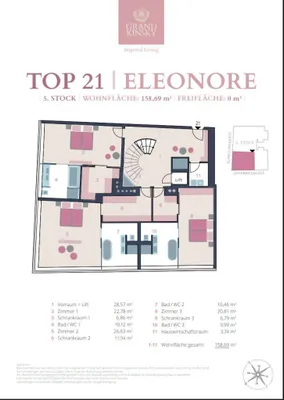 5-Zimmer-Wohnung mieten in Wien – 328,52 m², € 16.393 – Bild 40 von 44