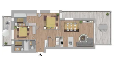3-Zimmer-Wohnung mieten in Klagenfurt Land – 97,49 m², € 3.990 – Bild 11 von 11