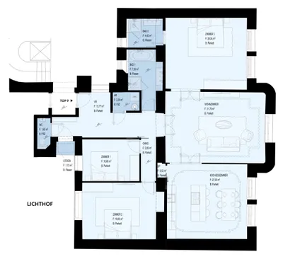 5-Zimmer-Wohnung mieten in Wien – 146,91 m², € 3.642 – Bild 5 von 5