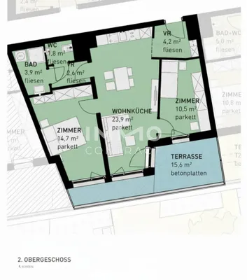 3-Zimmer-Wohnung kaufen in Wien – 61,6 m², € 417.500 – Bild 10 von 11