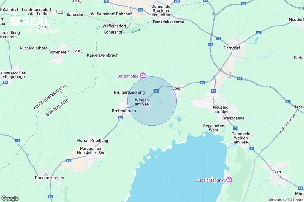 Exklusives Grundstück - Grüner Ausblick bis zum Neusiedlersee – pohled 3