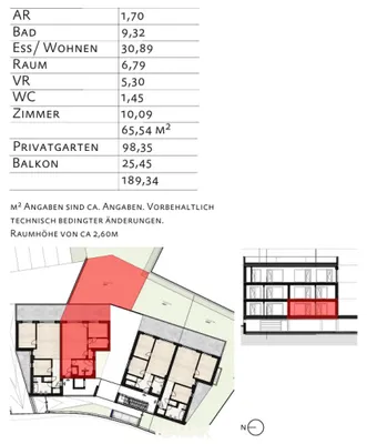 2-Zimmer-Wohnung mieten in Linz Land – 65 m², € 1.229 – Bild 13 von 17
