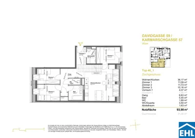 4-Zimmer-Wohnung kaufen in Wien – 93,38 m², € 838.900 – Bild 5 von 6