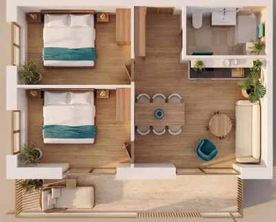 3-Zimmer-Wohnung kaufen in Klagenfurt Land – 68,99 m², € 469.392 – Bild 9 von 9