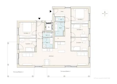 6-Zimmer-Wohnung kaufen in Graz – 139 m², € 1.017.633 – Bild 2 von 7