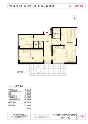 3-Zimmer-Wohnung mieten in Linz – 89,75 m², € 1.489 – Bild 14 von 14