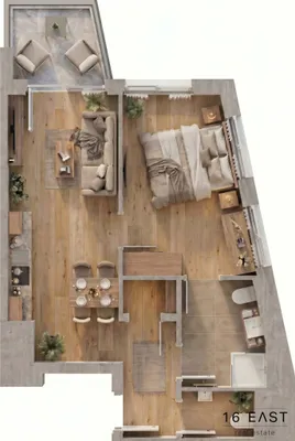 2-Zimmer-Wohnung kaufen in Wien – 45,12 m², € 259.935 – Bild 3 von 8