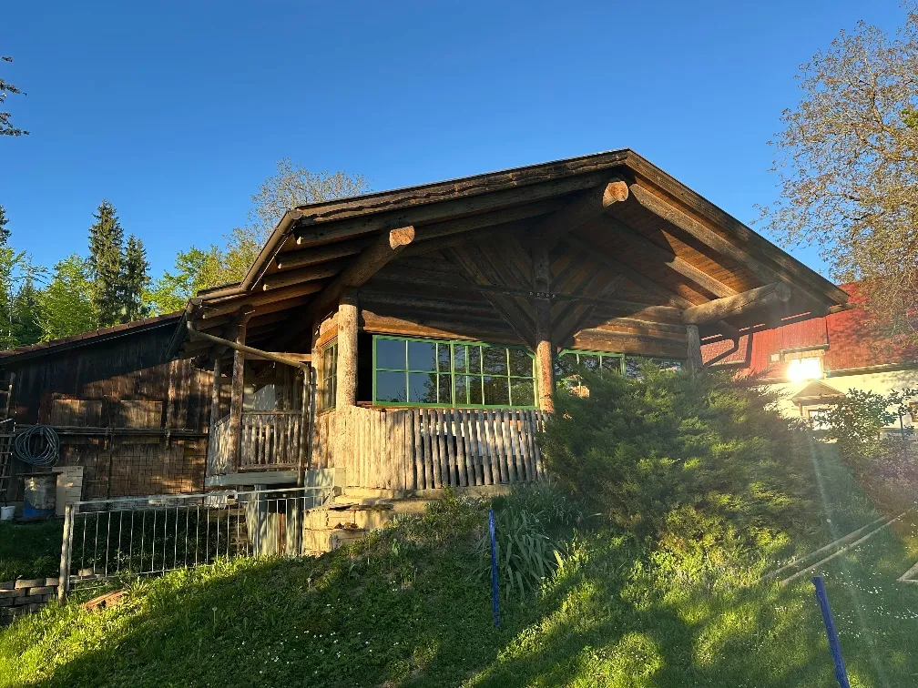 Vollholzhütte in kanadischer Rundholzbauweise - Näkymä 3