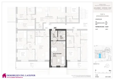 1-Zimmer-Wohnung kaufen in Rohrbach – 34,39 m², € 151.316 – Bild 4 von 6