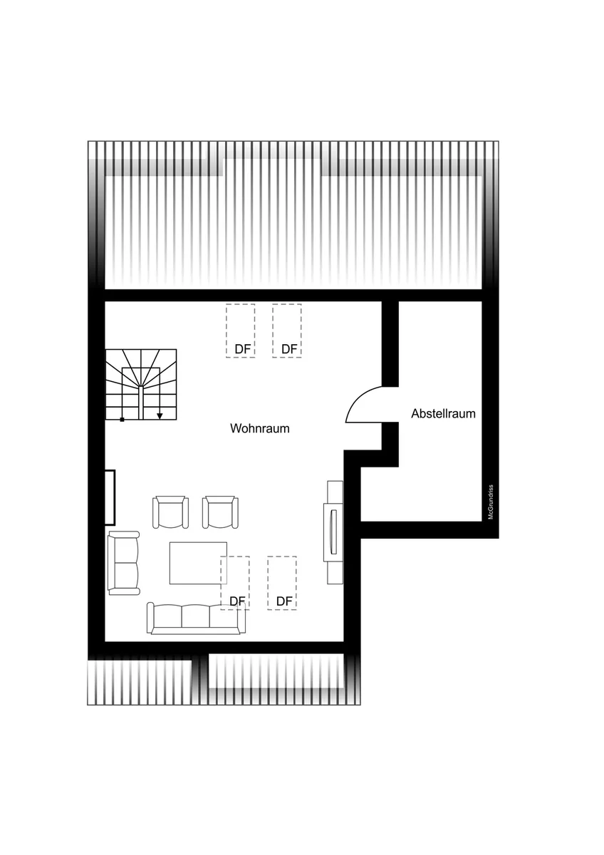 Großzügige Maisonette-Wohnung mit besonderem Wohngefühl im Dachgeschoss - Widok 3