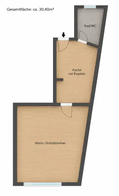 1-Zimmer-Wohnung mieten in Wien – 30,4 m², € 890 – Bild 10 von 10