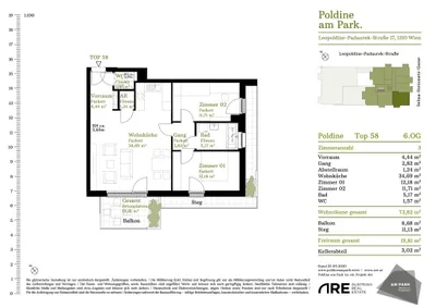 3-Zimmer-Wohnung kaufen in Wien – 73,83 m², € 424.999 – Bild 57 von 58