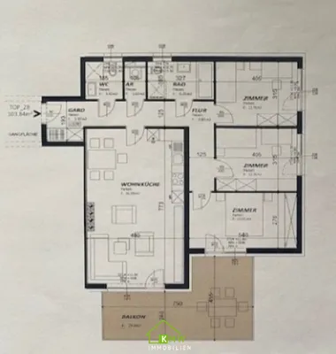 4-Zimmer-Wohnung kaufen in Tulln – 104 m², € 366.000 – Bild 18 von 18