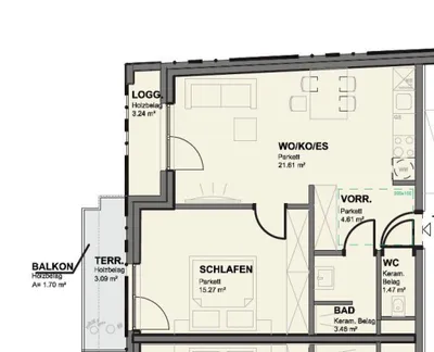 2-Zimmer-Wohnung mieten in Wien – 52,06 m², € 999 – Bild 9 von 11