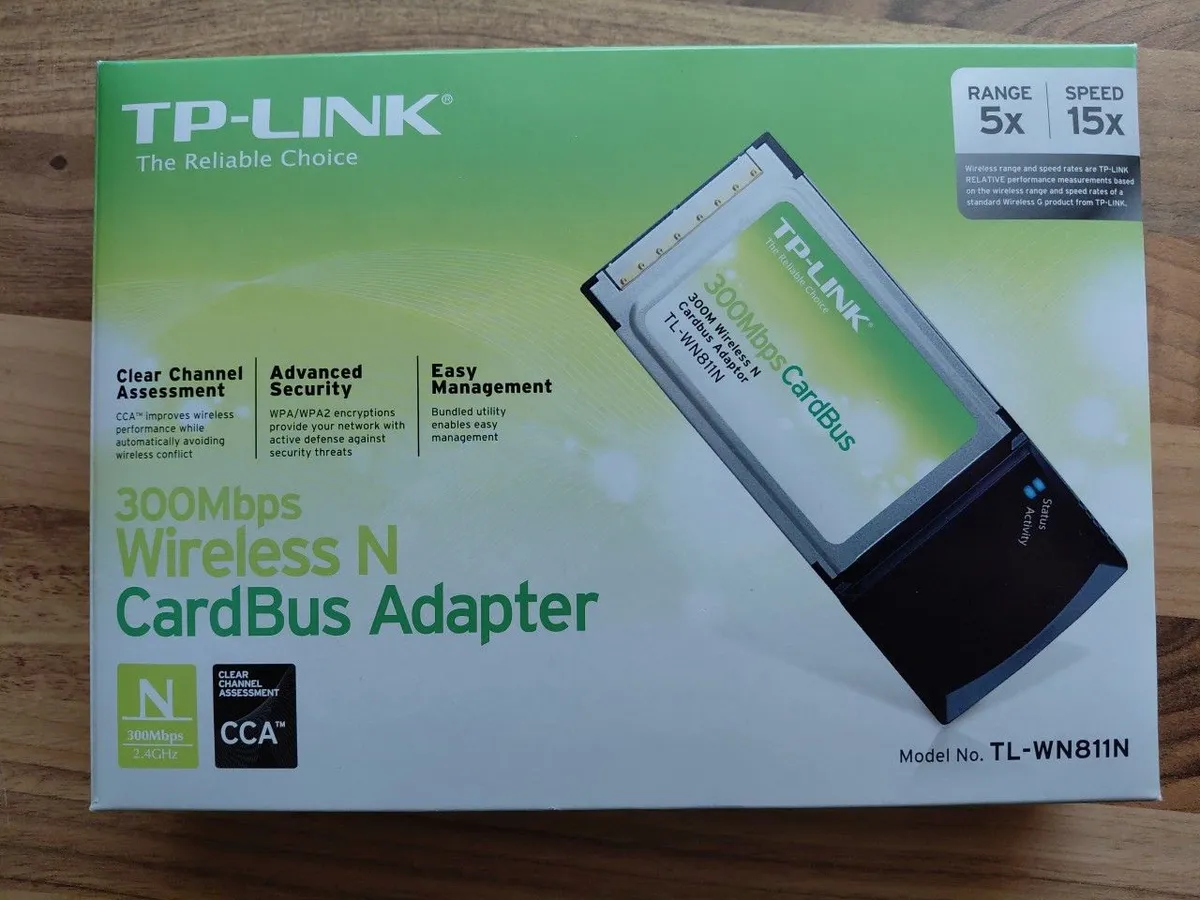 TP-LINK 300Mbps Wireless N Cardbus Adapter TL-WN811N