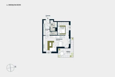 2-Zimmer-Wohnung kaufen in Wien – 51,28 m², € 564.100 – Bild 2 von 16