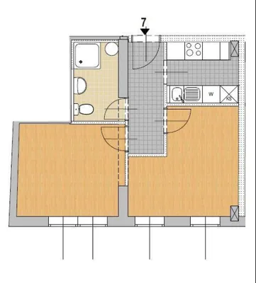 2-Zimmer-Wohnung mieten in Wien – 37 m², € 867 – Bild 5 von 5
