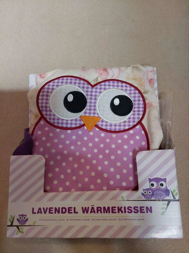 Lavendel Wärmekissen Eule