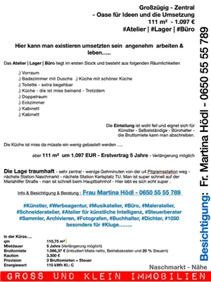 5-Zimmer-Gewerbeimmobilie mieten in Wien – 110,75 m², € 914 – Bild 39 von 43