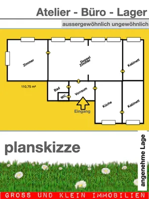 5-Zimmer-Gewerbeimmobilie mieten in Wien – 110,75 m², € 914