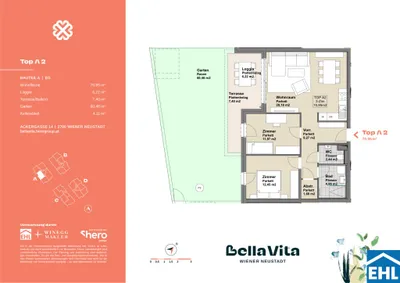 Immobilie kaufen in Wiener Neustadt – 70,95 m², € 307.000 – Bild 11 von 11