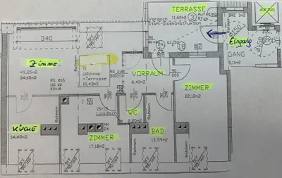 3-Zimmer-Wohnung mieten in Wien – 111 m², € 1.600 – Bild 2 von 32