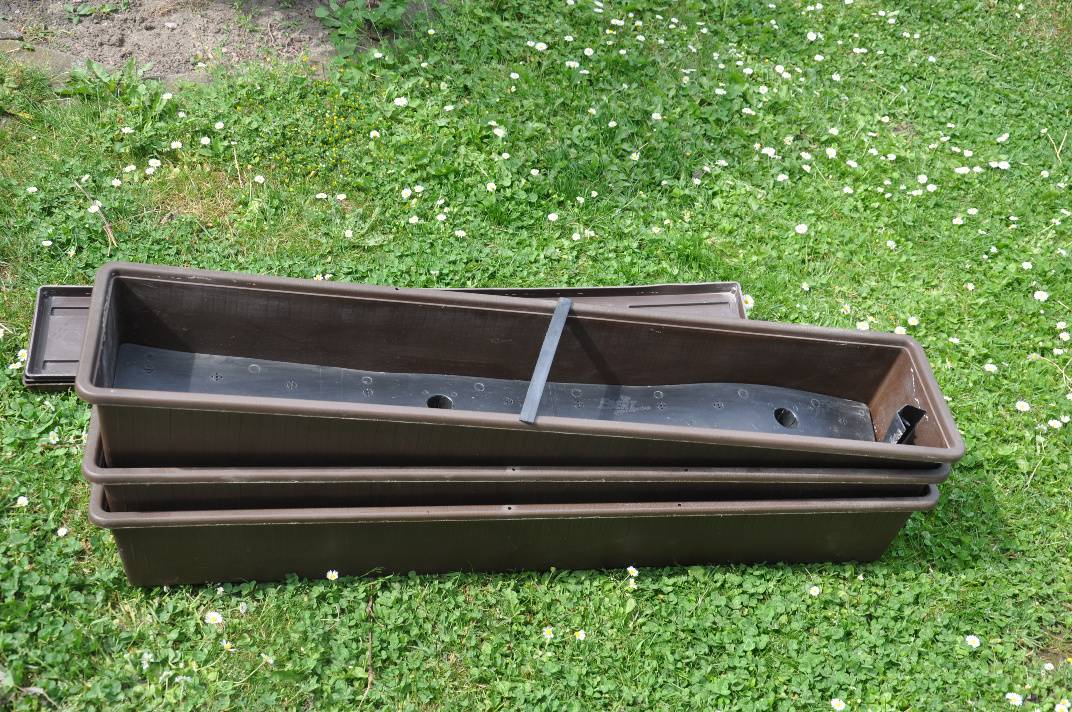 blumenständer aus europaletten Blumenkasten für Europalette Pflanzkasten Zink 38 cm – UNUS